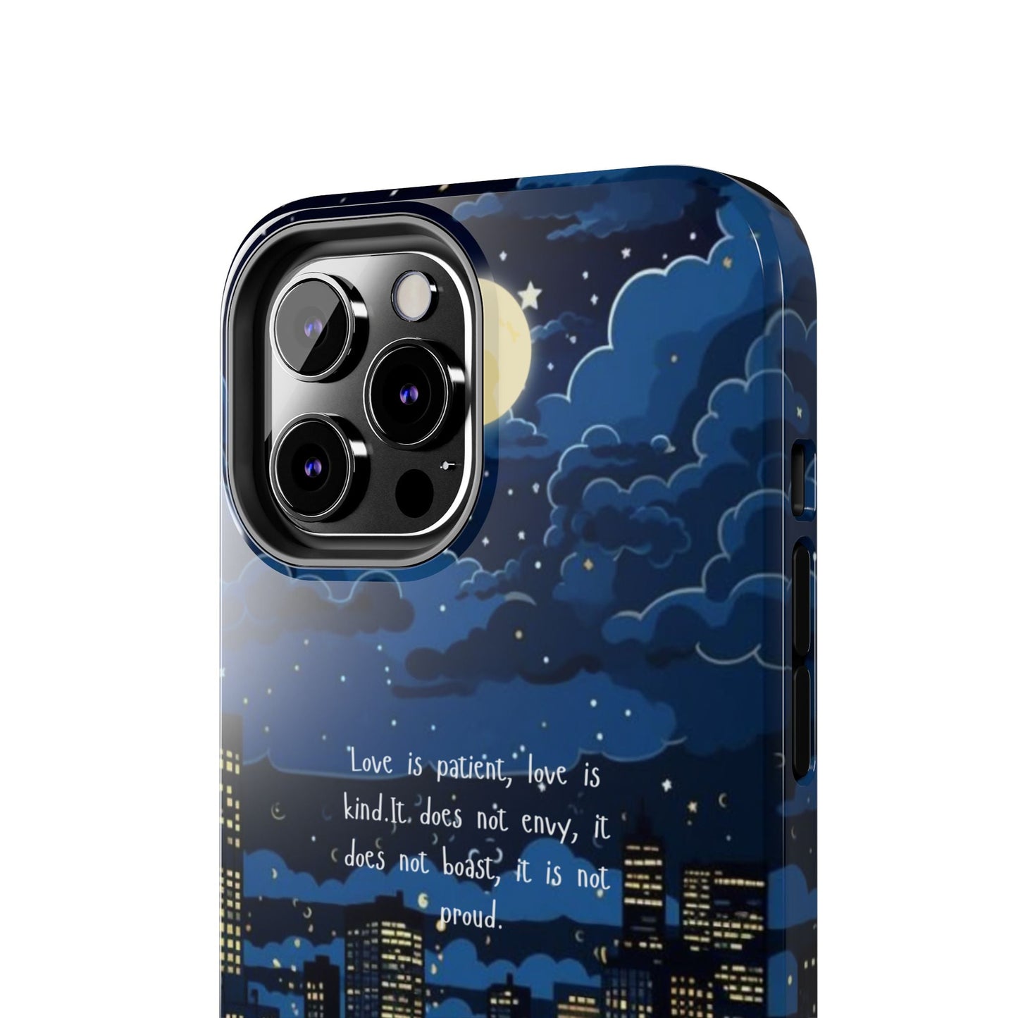 1 Corinthians 13:4 Love Cityscape - iPhone Series Case - BOGO Cases
