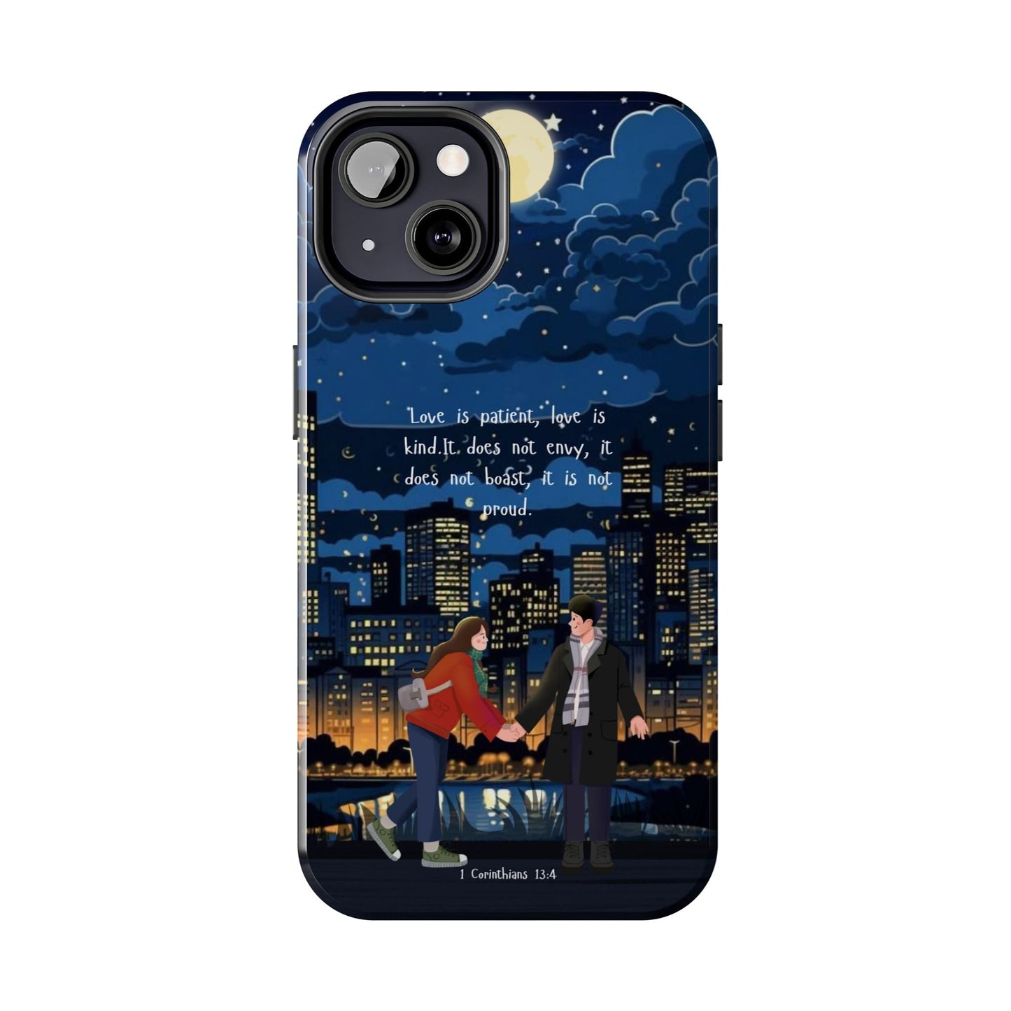 1 Corinthians 13:4 Love Cityscape - iPhone Series Case - BOGO Cases