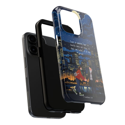 1 Corinthians 13:4 Love Cityscape - iPhone Series Case - BOGO Cases