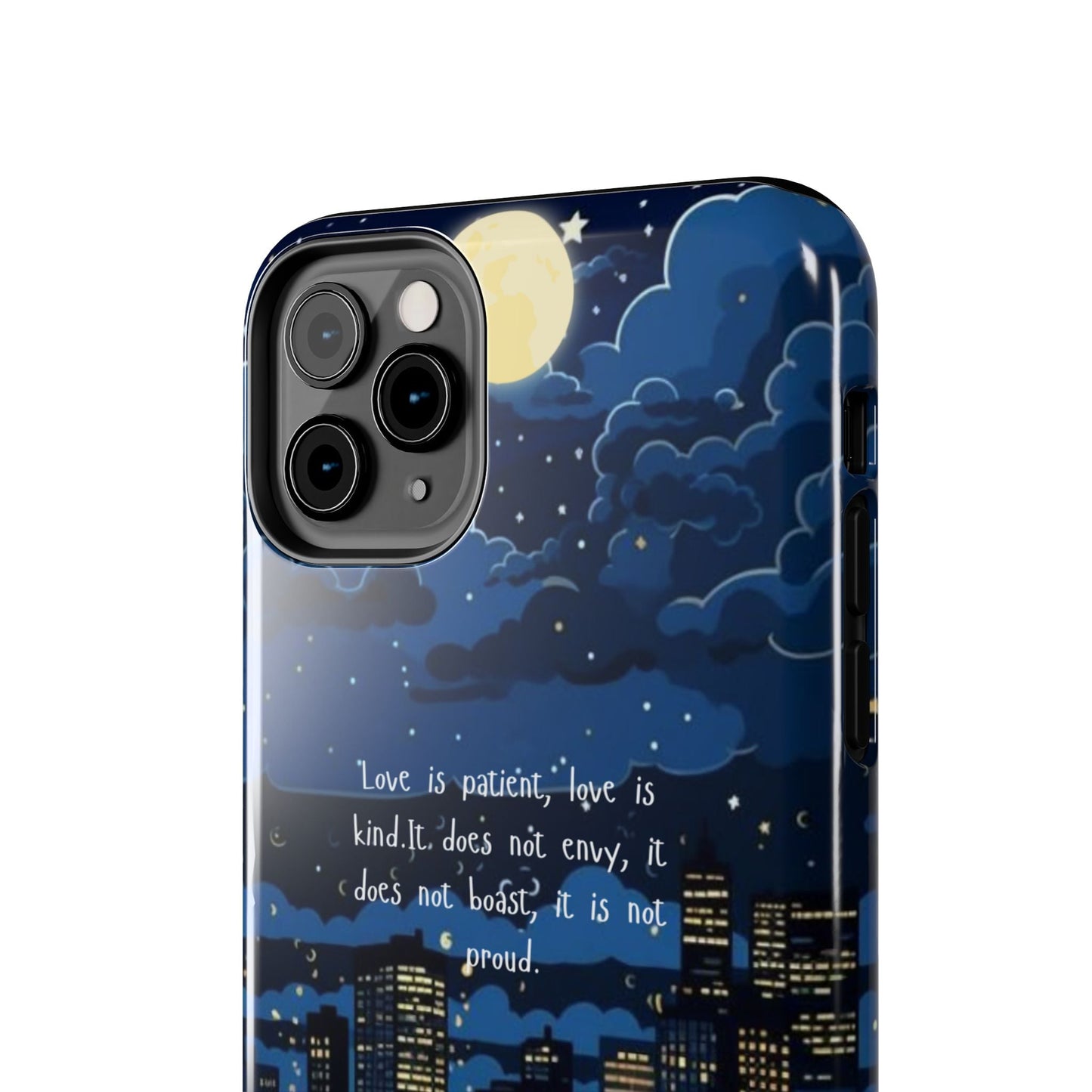 1 Corinthians 13:4 Love Cityscape - iPhone Series Case - BOGO Cases