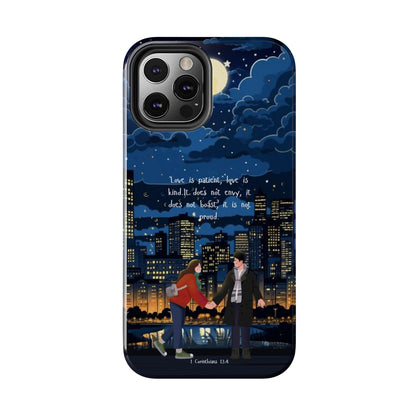1 Corinthians 13:4 Love Cityscape - iPhone Series Case - BOGO Cases