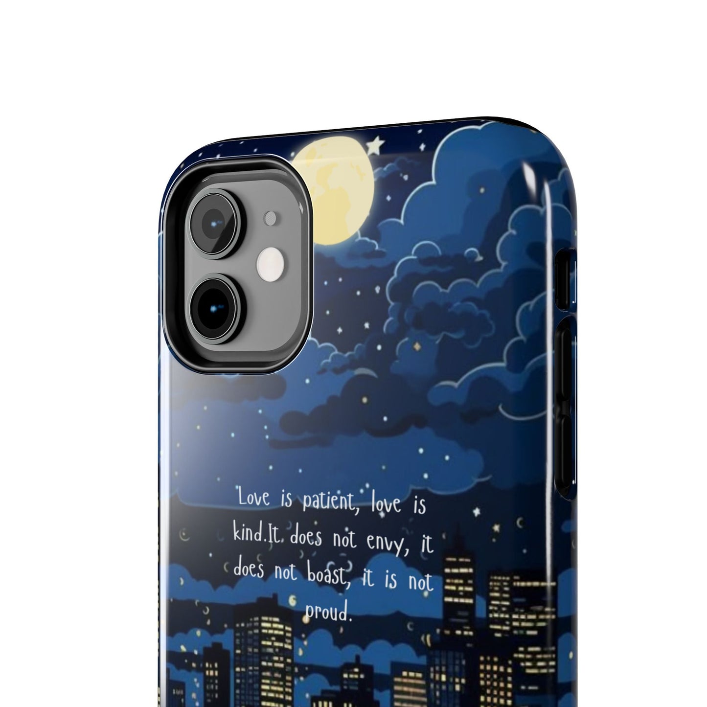 1 Corinthians 13:4 Love Cityscape - iPhone Series Case - BOGO Cases