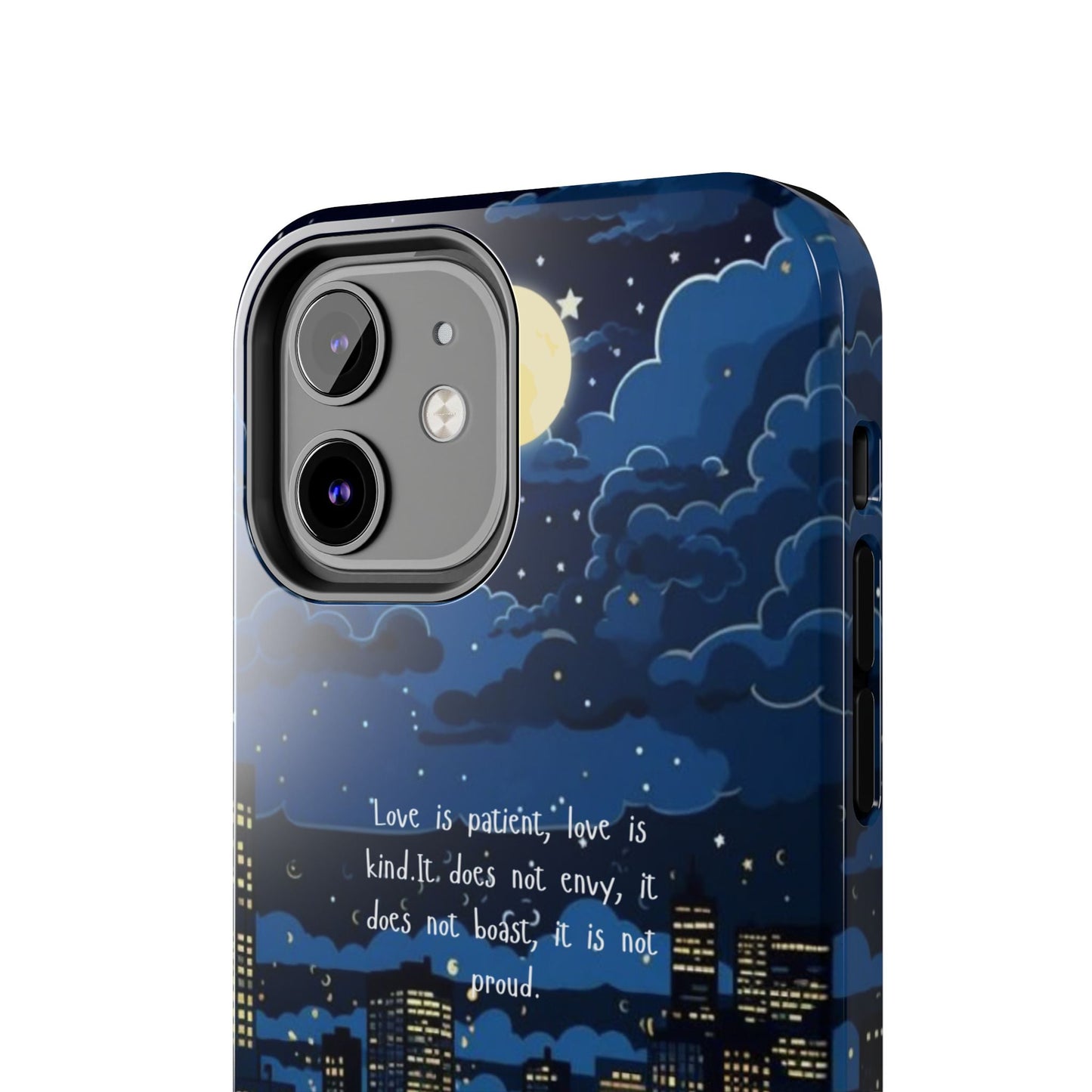 1 Corinthians 13:4 Love Cityscape - iPhone Series Case - BOGO Cases