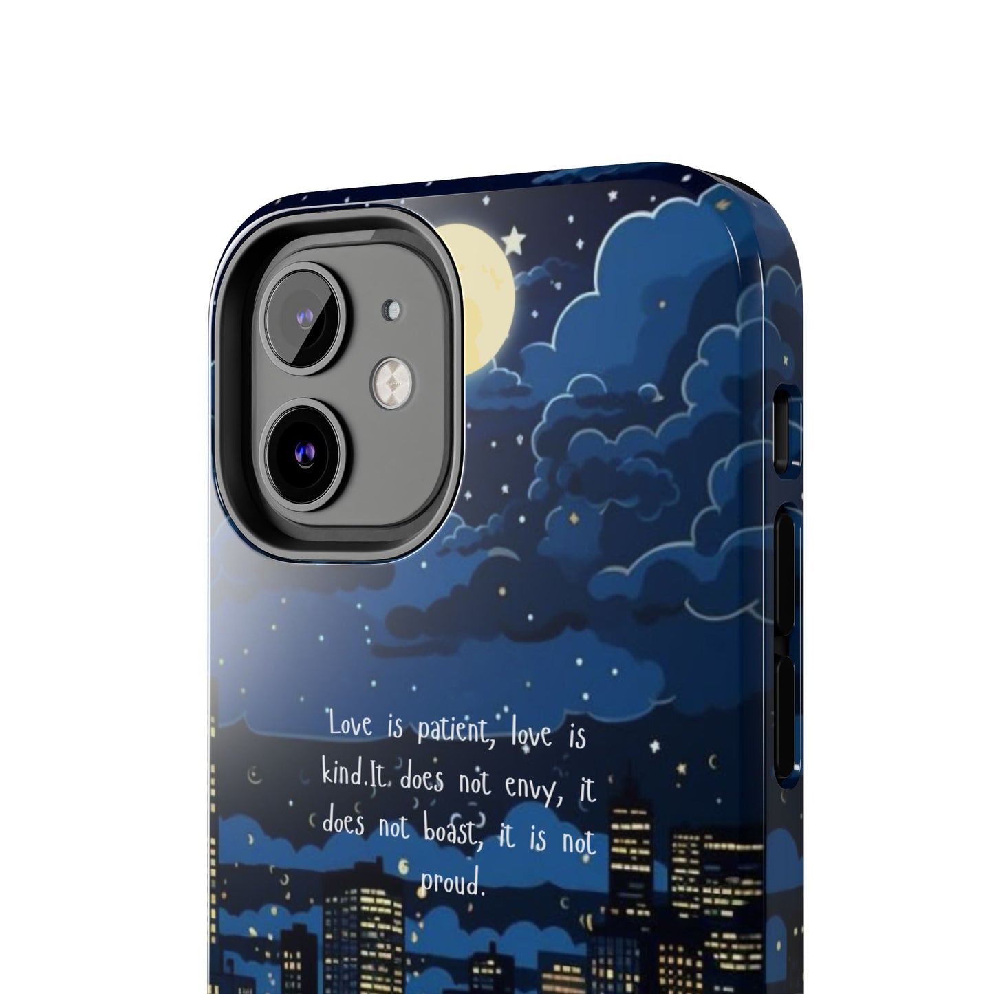 1 Corinthians 13:4 Love Cityscape - iPhone Series Case - BOGO Cases