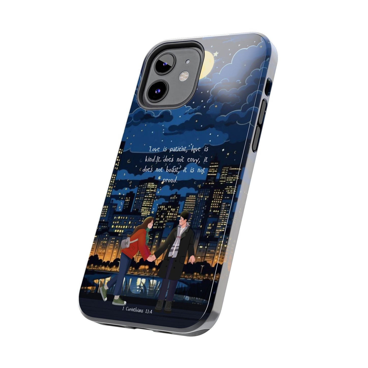 1 Corinthians 13:4 Love Cityscape - iPhone Series Case - BOGO Cases