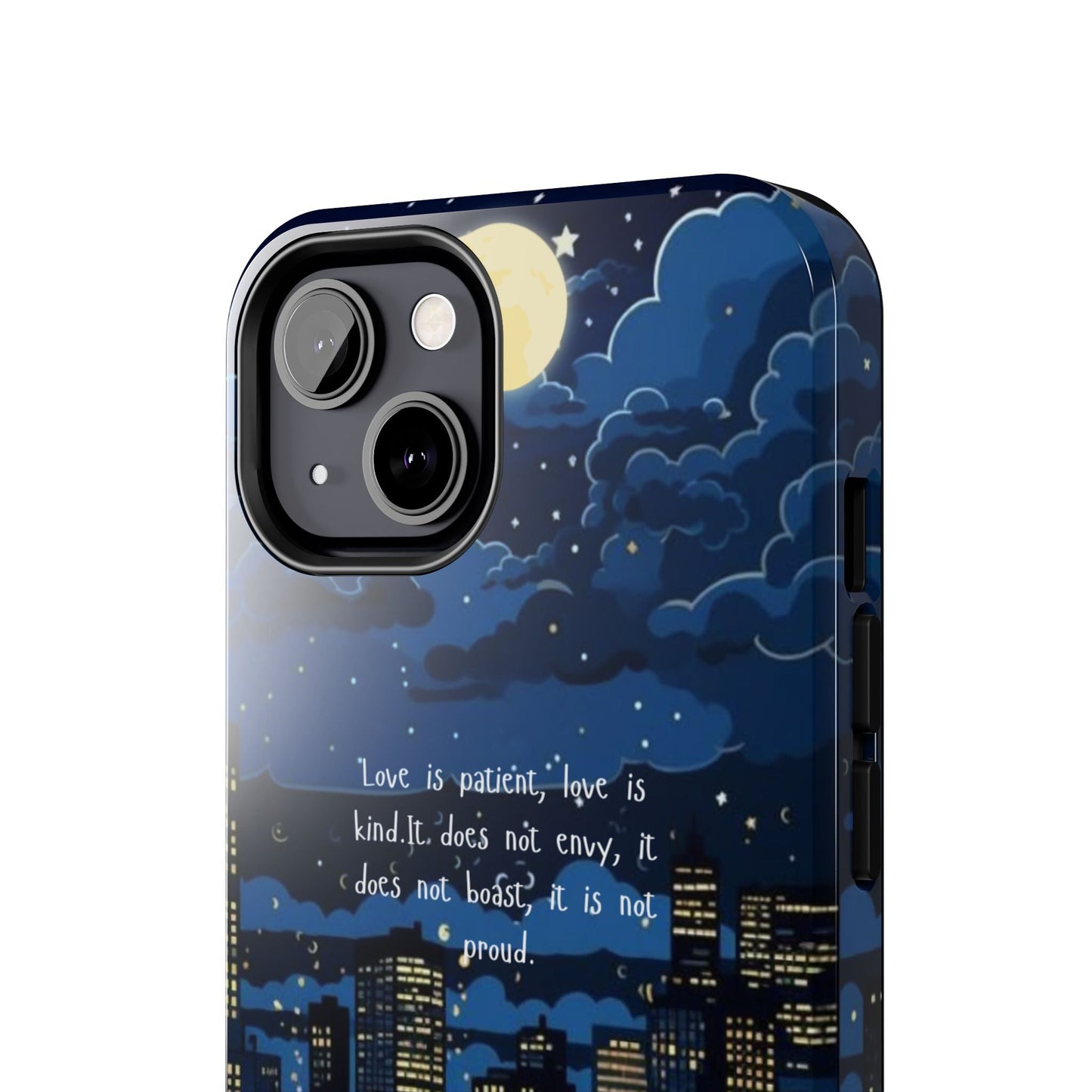 1 Corinthians 13:4 Love Cityscape - iPhone Series Case - BOGO Cases