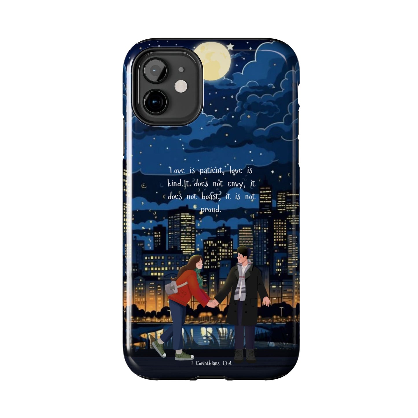 1 Corinthians 13:4 Love Cityscape - iPhone Series Case - BOGO Cases