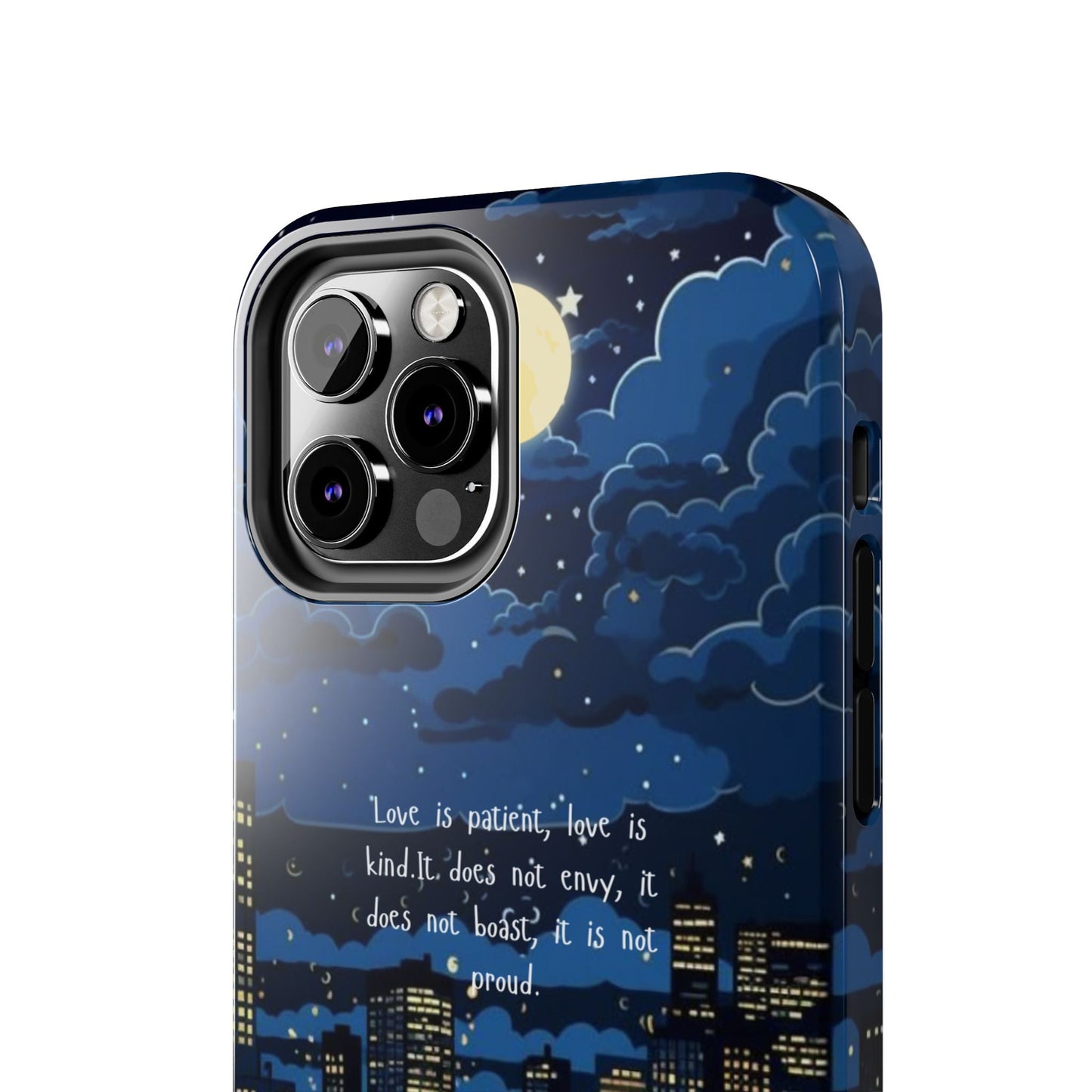 1 Corinthians 13:4 Love Cityscape - iPhone Series Case - BOGO Cases