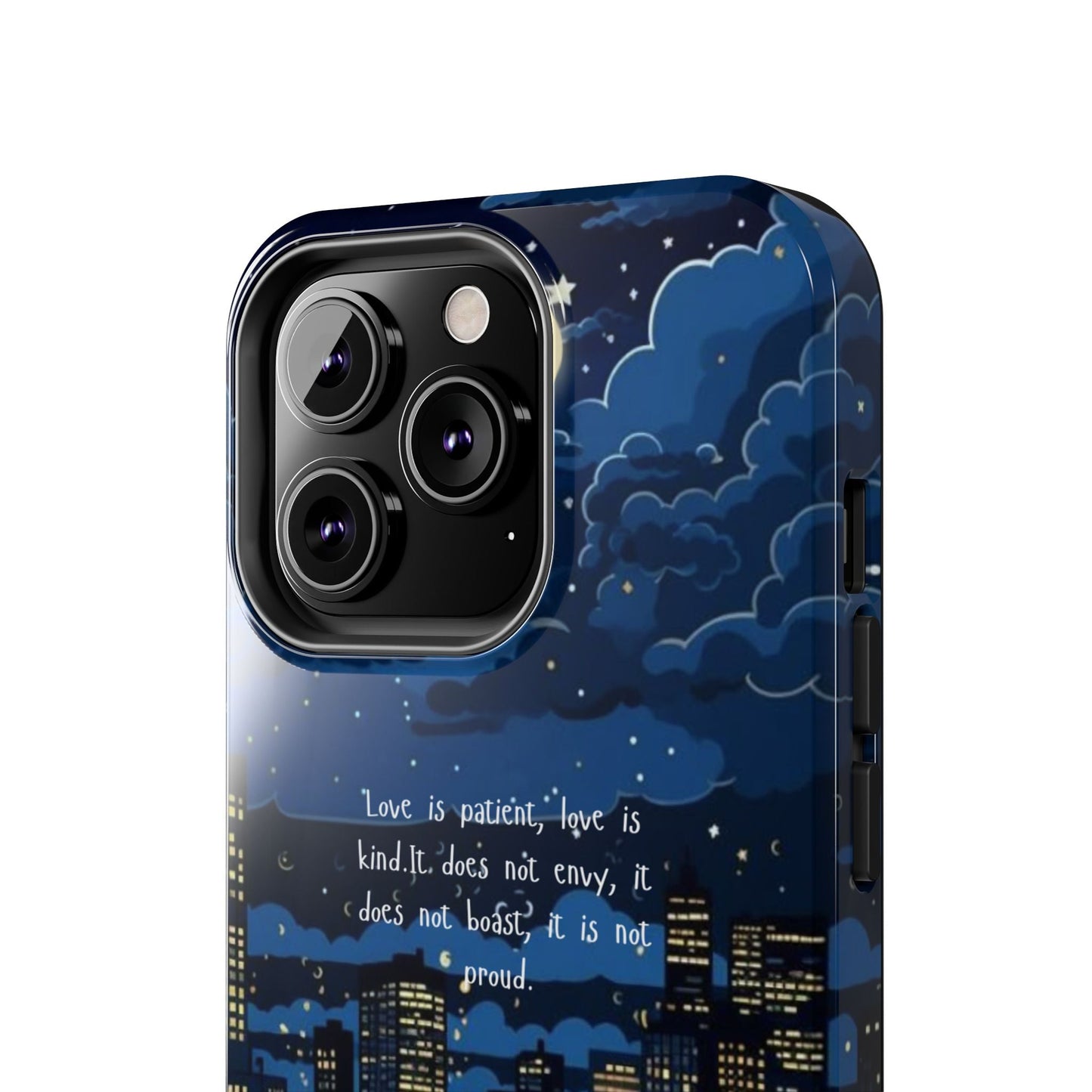 1 Corinthians 13:4 Love Cityscape - iPhone Series Case - BOGO Cases