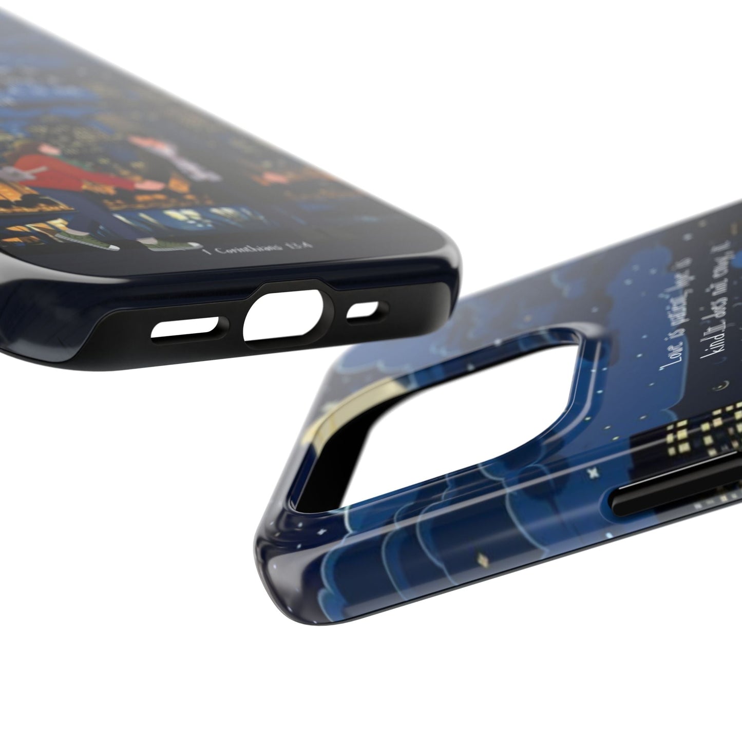 1 Corinthians 13:4 Love Cityscape - iPhone Series Case - BOGO Cases