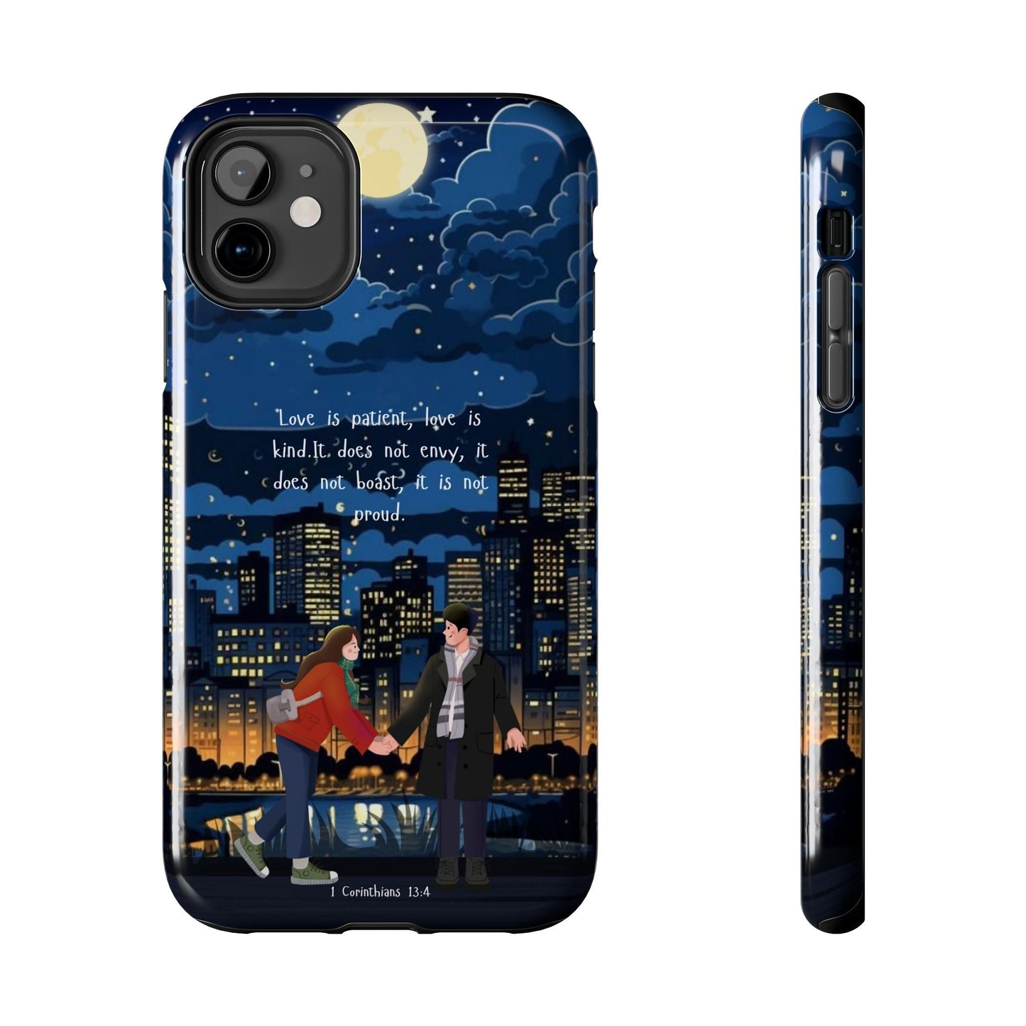 1 Corinthians 13:4 Love Cityscape - iPhone Series Case - BOGO Cases