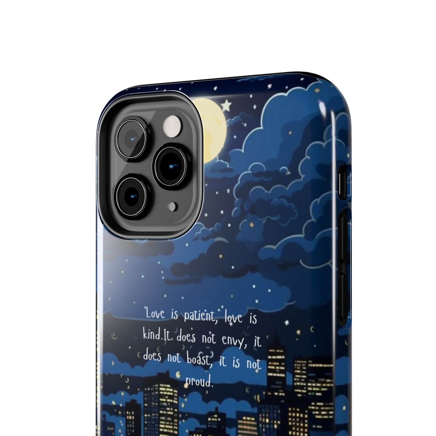 1 Corinthians 13:4 Love Cityscape - iPhone Series Case - BOGO Cases