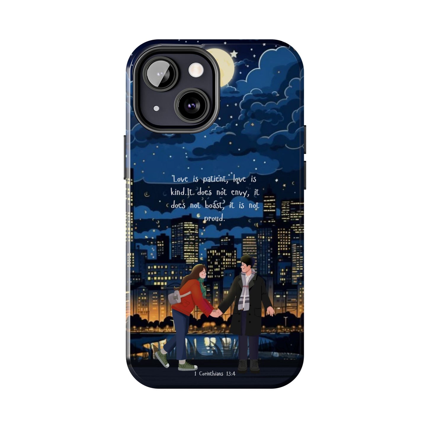 1 Corinthians 13:4 Love Cityscape - iPhone Series Case - BOGO Cases