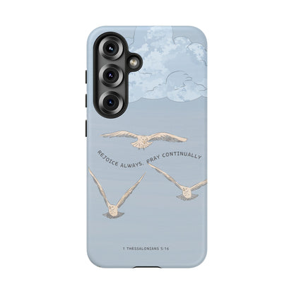 1 Thessalonians 5:16 Soaring Birds - Samsung Galaxy Case - BOGO Cases