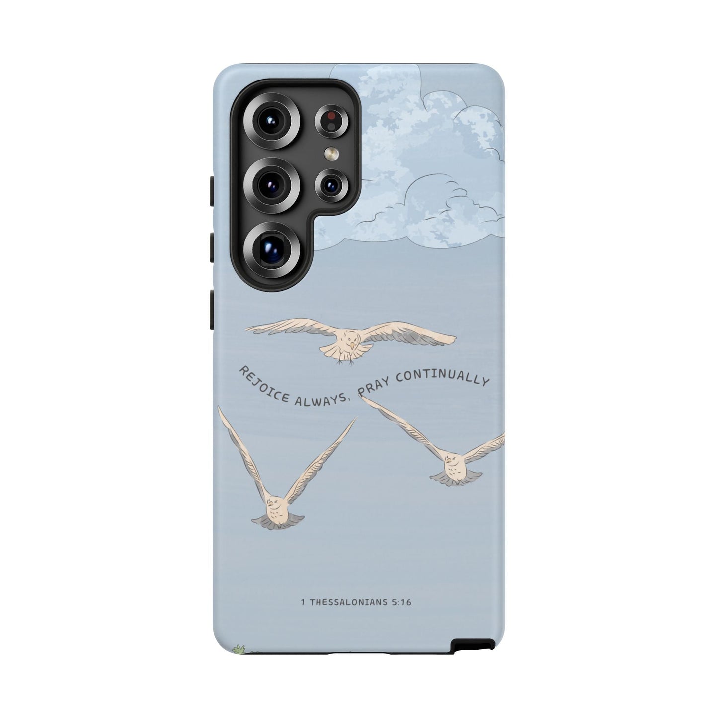 1 Thessalonians 5:16 Soaring Birds - Samsung Galaxy Case - BOGO Cases