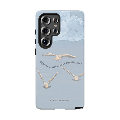 1 Thessalonians 5:16 Soaring Birds - Samsung Galaxy Case - BOGO Cases
