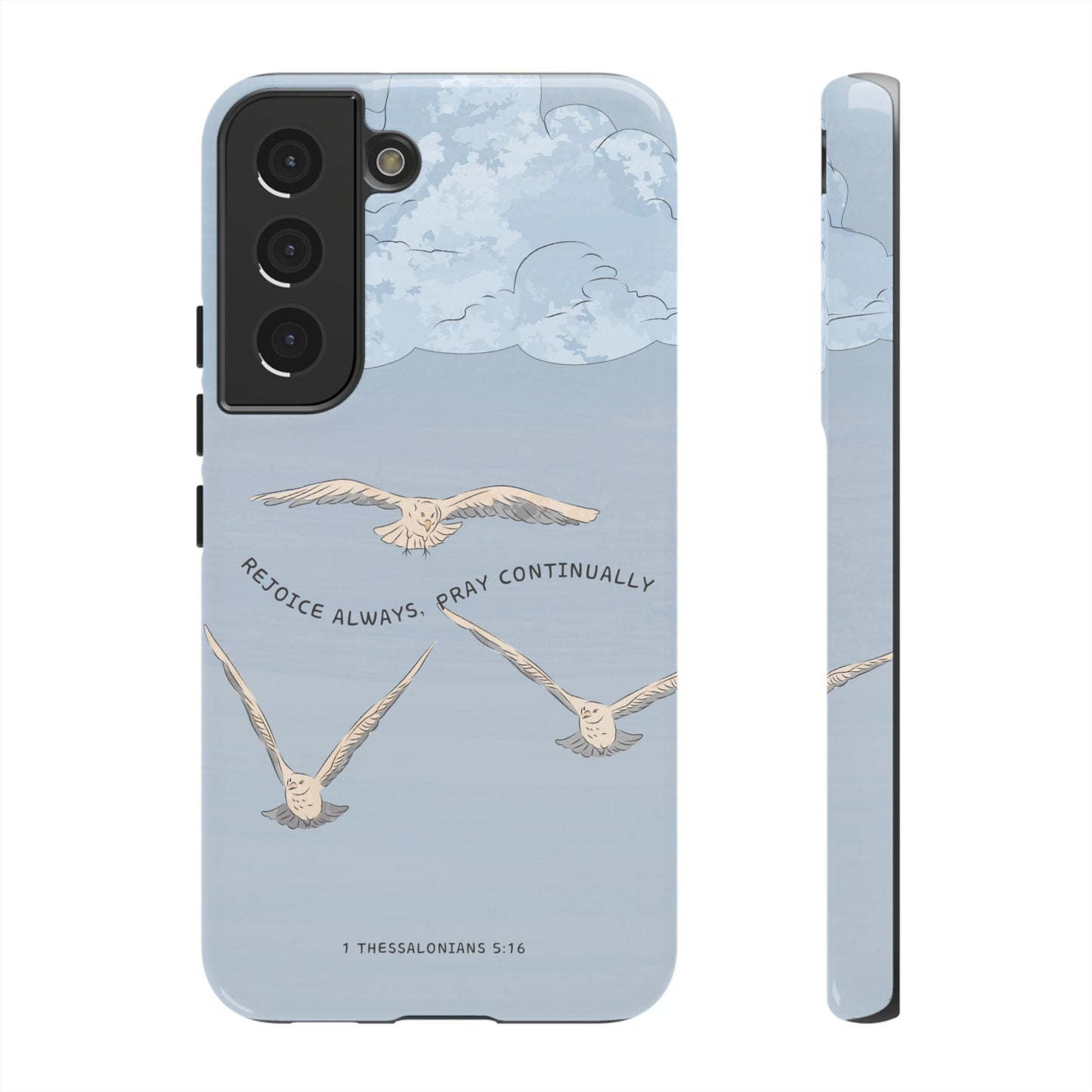 1 Thessalonians 5:16 Soaring Birds - Samsung Galaxy Case - BOGO Cases