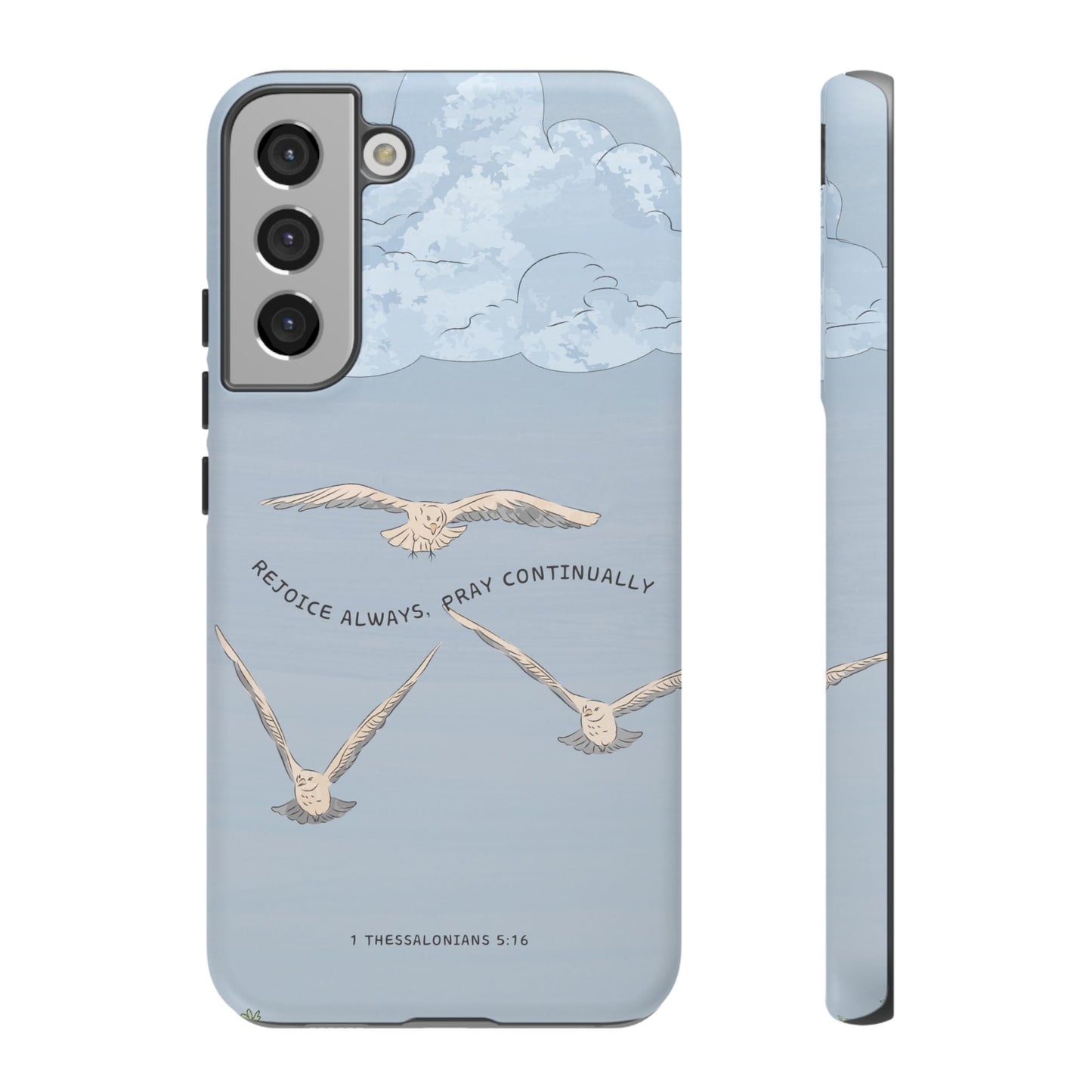 1 Thessalonians 5:16 Soaring Birds - Samsung Galaxy Case - BOGO Cases