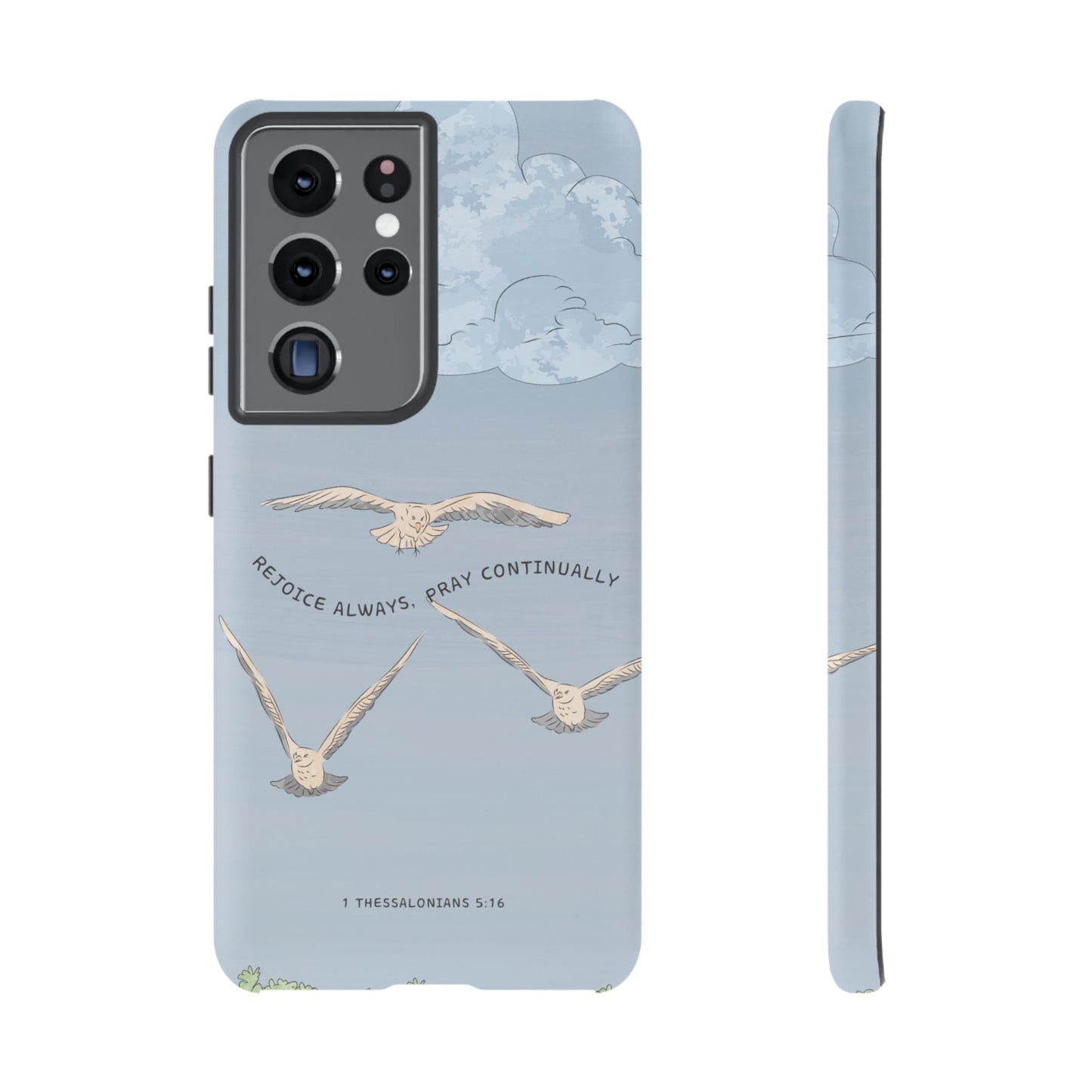 1 Thessalonians 5:16 Soaring Birds - Samsung Galaxy Case - BOGO Cases
