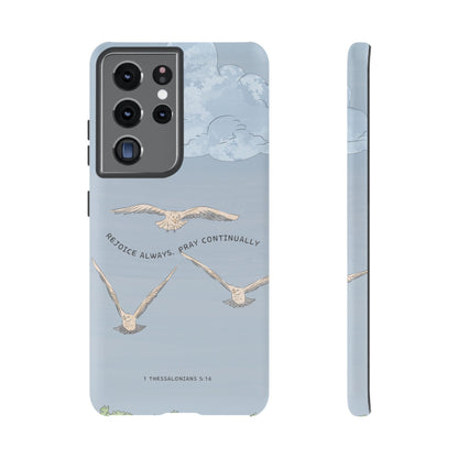 1 Thessalonians 5:16 Soaring Birds - Samsung Galaxy Case - BOGO Cases