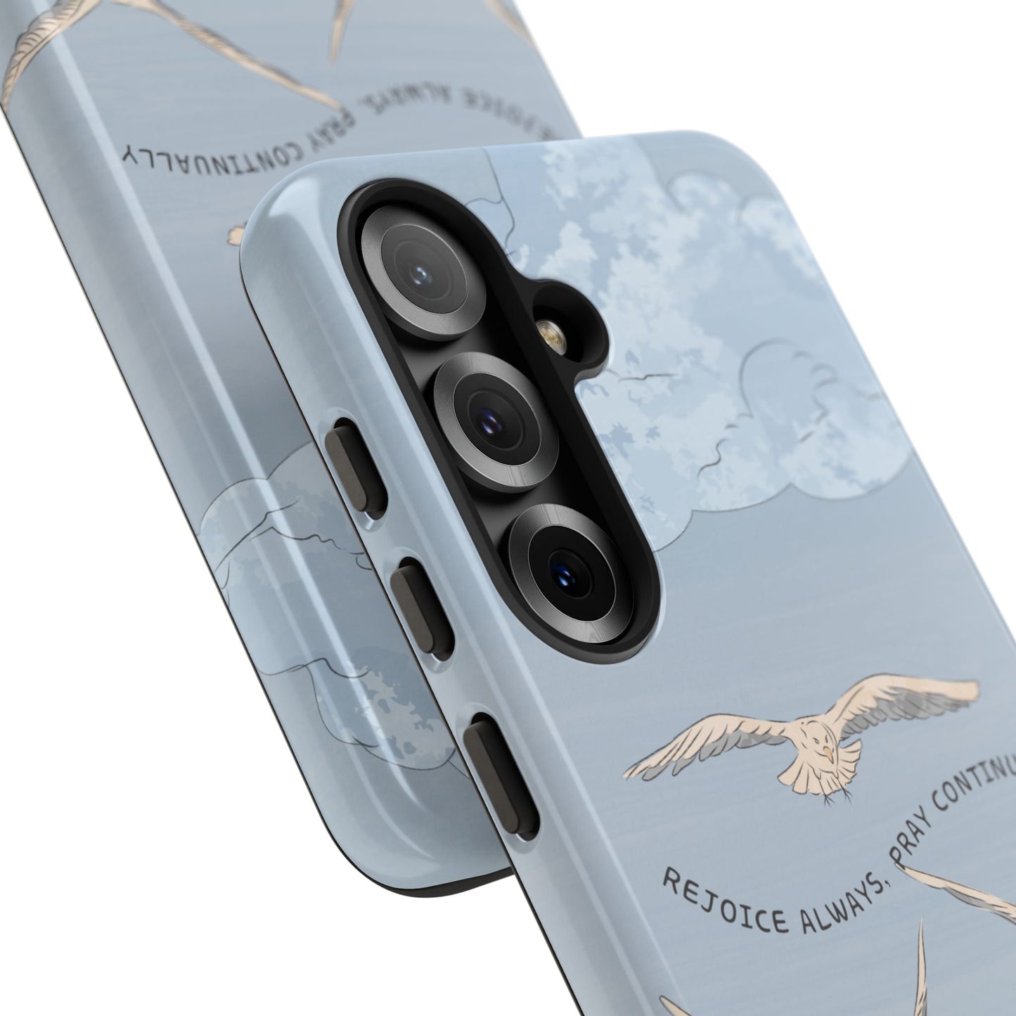 1 Thessalonians 5:16 Soaring Birds - Samsung Galaxy Case - BOGO Cases
