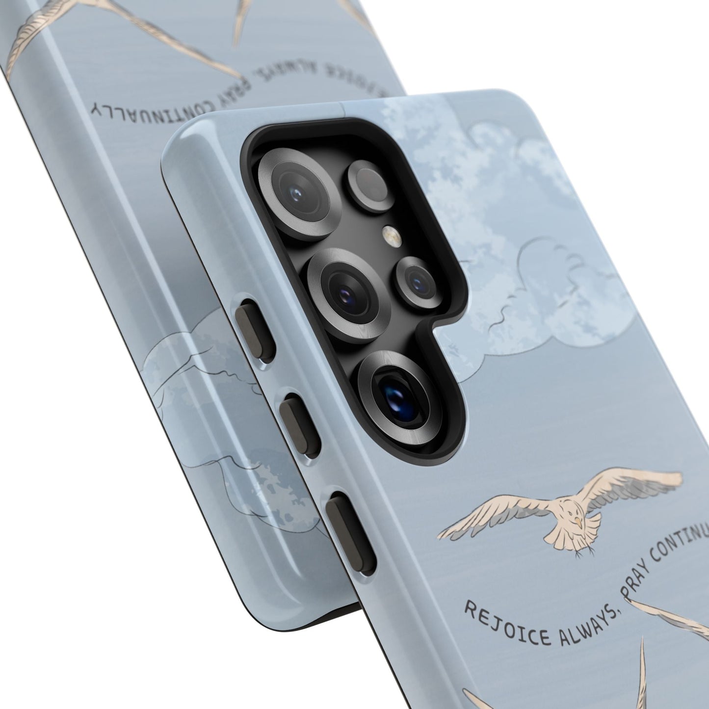 1 Thessalonians 5:16 Soaring Birds - Samsung Galaxy Case - BOGO Cases