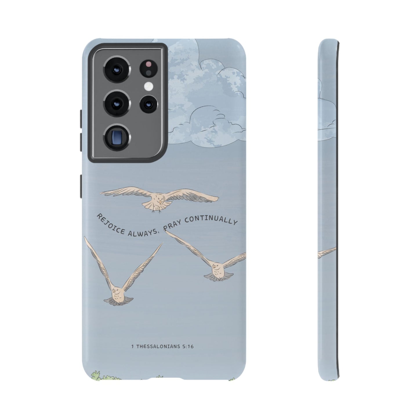 1 Thessalonians 5:16 Soaring Birds - Samsung Galaxy Case - BOGO Cases