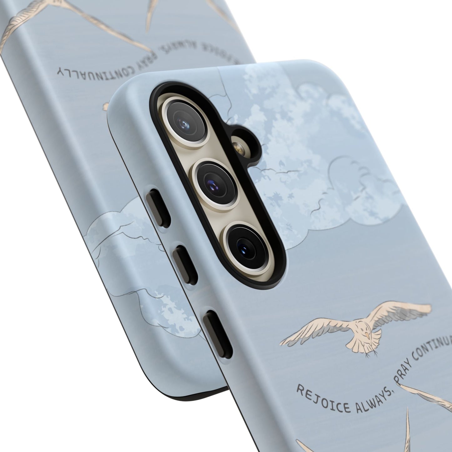 1 Thessalonians 5:16 Soaring Birds - Samsung Galaxy Case - BOGO Cases