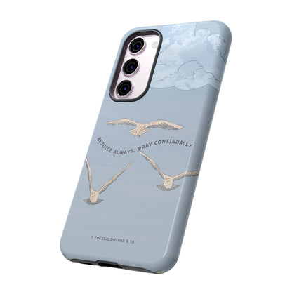 1 Thessalonians 5:16 Soaring Birds - Samsung Galaxy Case - BOGO Cases