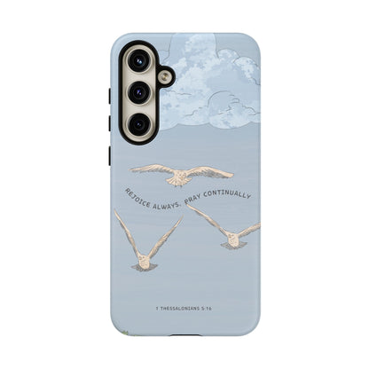 1 Thessalonians 5:16 Soaring Birds - Samsung Galaxy Case - BOGO Cases
