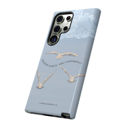 1 Thessalonians 5:16 Soaring Birds - Samsung Galaxy Case - BOGO Cases