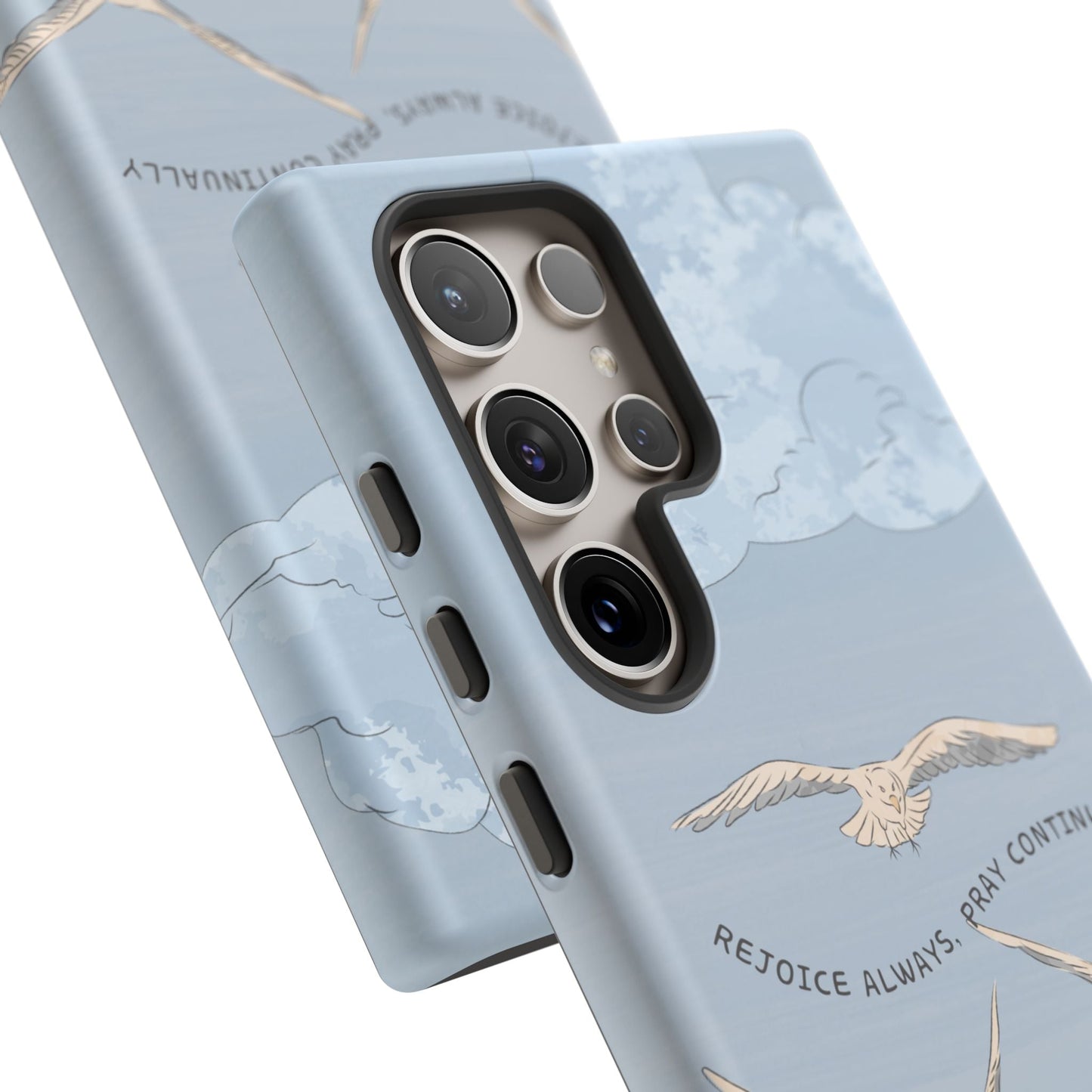 1 Thessalonians 5:16 Soaring Birds - Samsung Galaxy Case - BOGO Cases