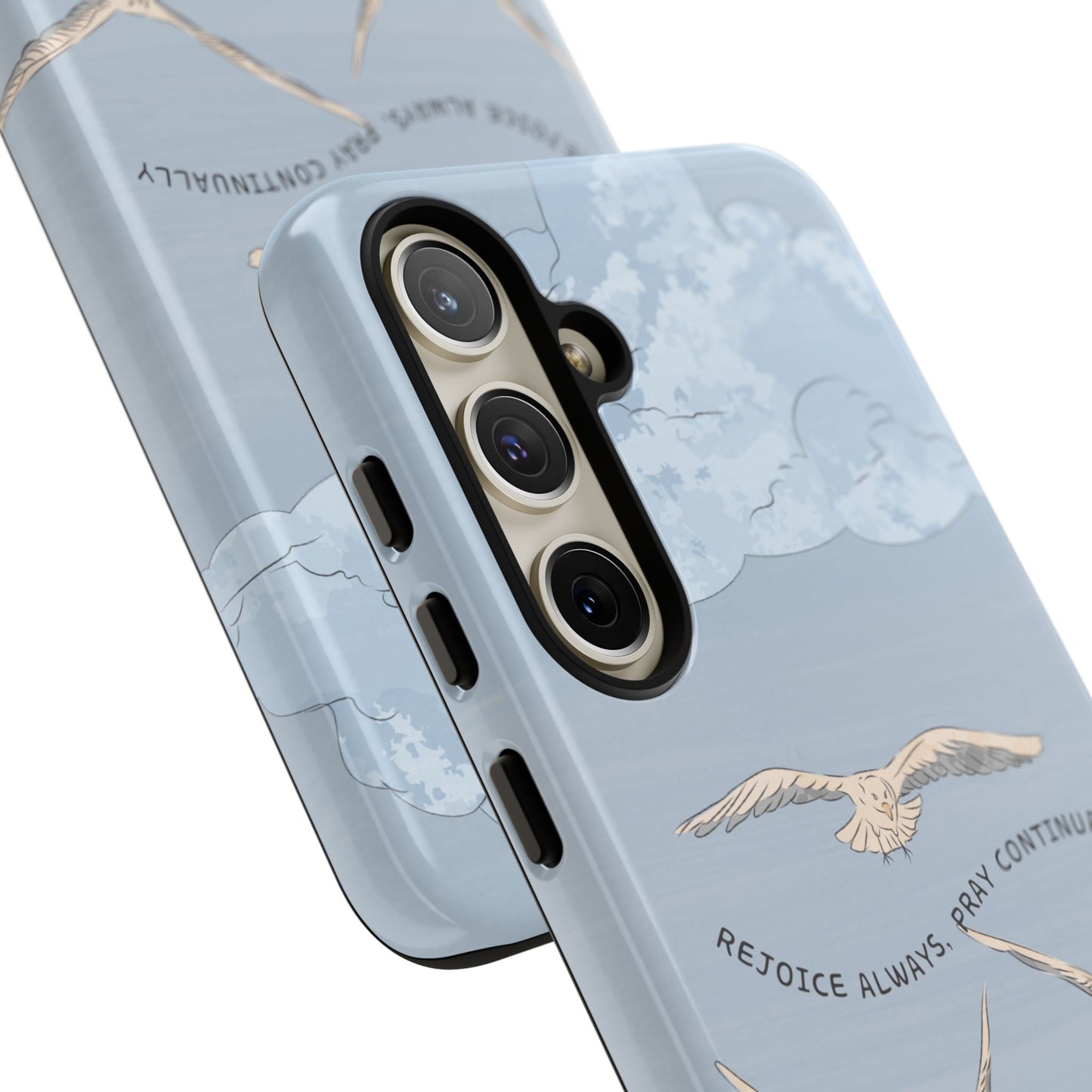1 Thessalonians 5:16 Soaring Birds - Samsung Galaxy Case - BOGO Cases