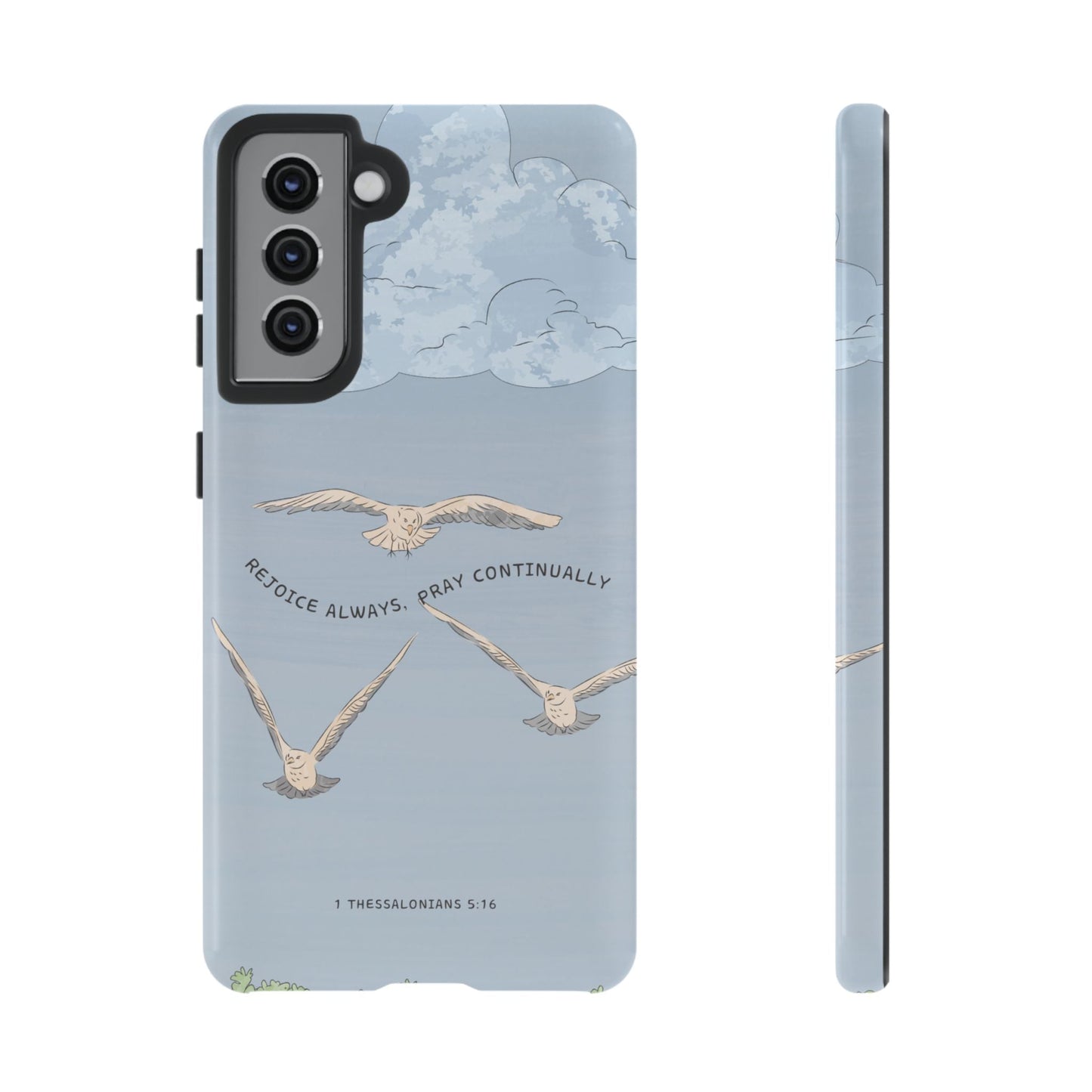 1 Thessalonians 5:16 Soaring Birds - Samsung Galaxy Case - BOGO Cases