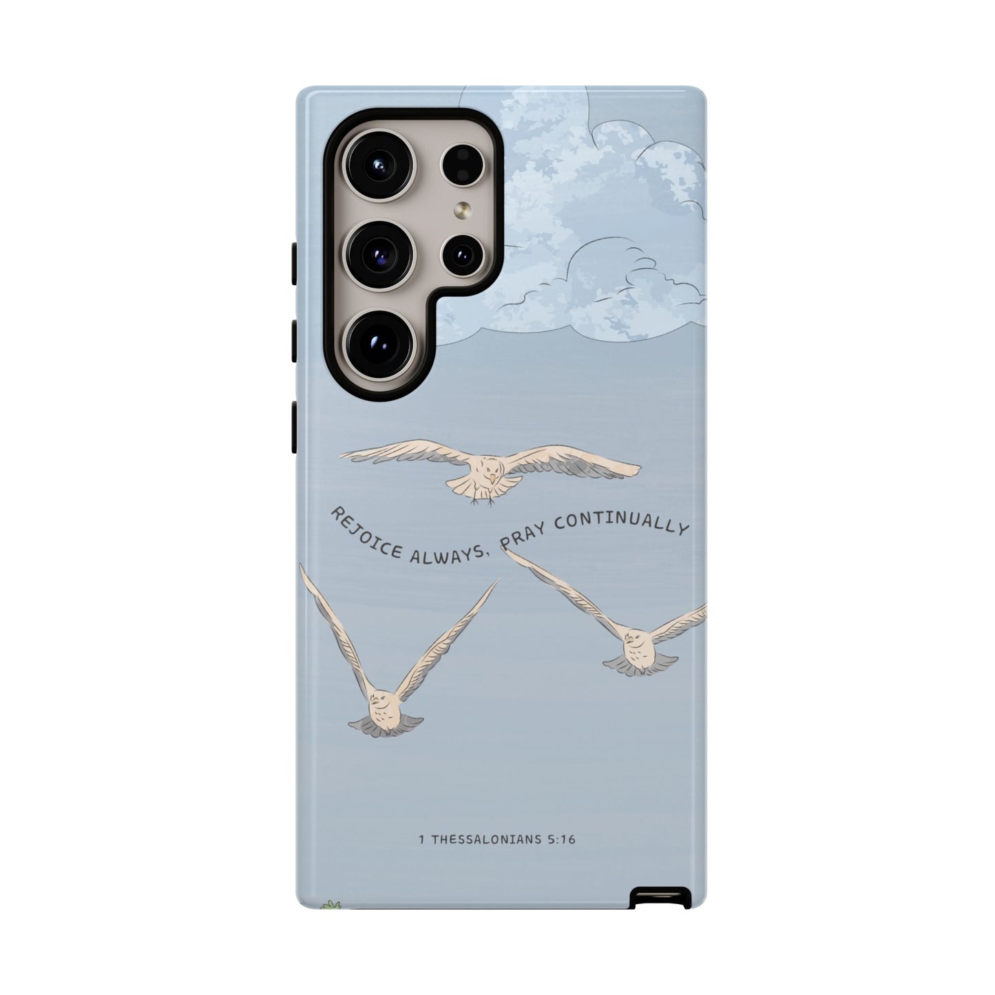 1 Thessalonians 5:16 Soaring Birds - Samsung Galaxy Case - BOGO Cases