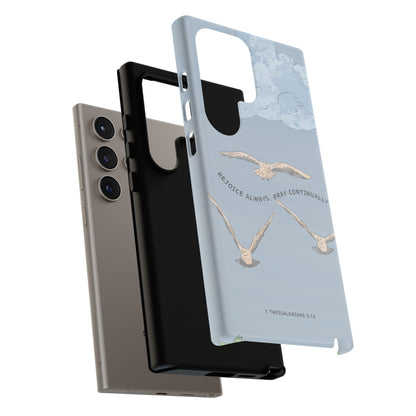 1 Thessalonians 5:16 Soaring Birds - Samsung Galaxy Case - BOGO Cases