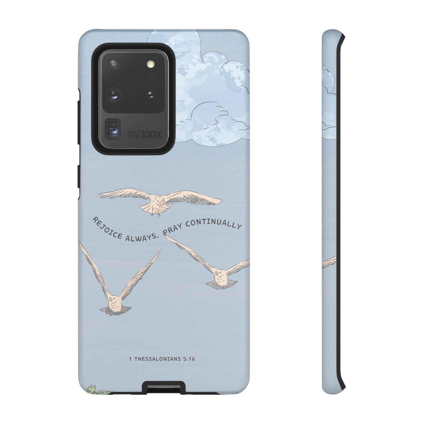 1 Thessalonians 5:16 Soaring Birds - Samsung Galaxy Case - BOGO Cases