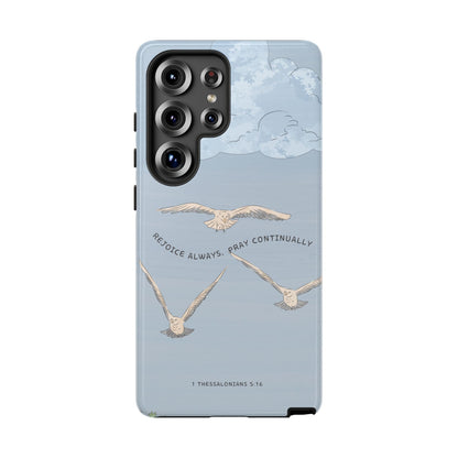 1 Thessalonians 5:16 Soaring Birds - Samsung Galaxy Case - BOGO Cases