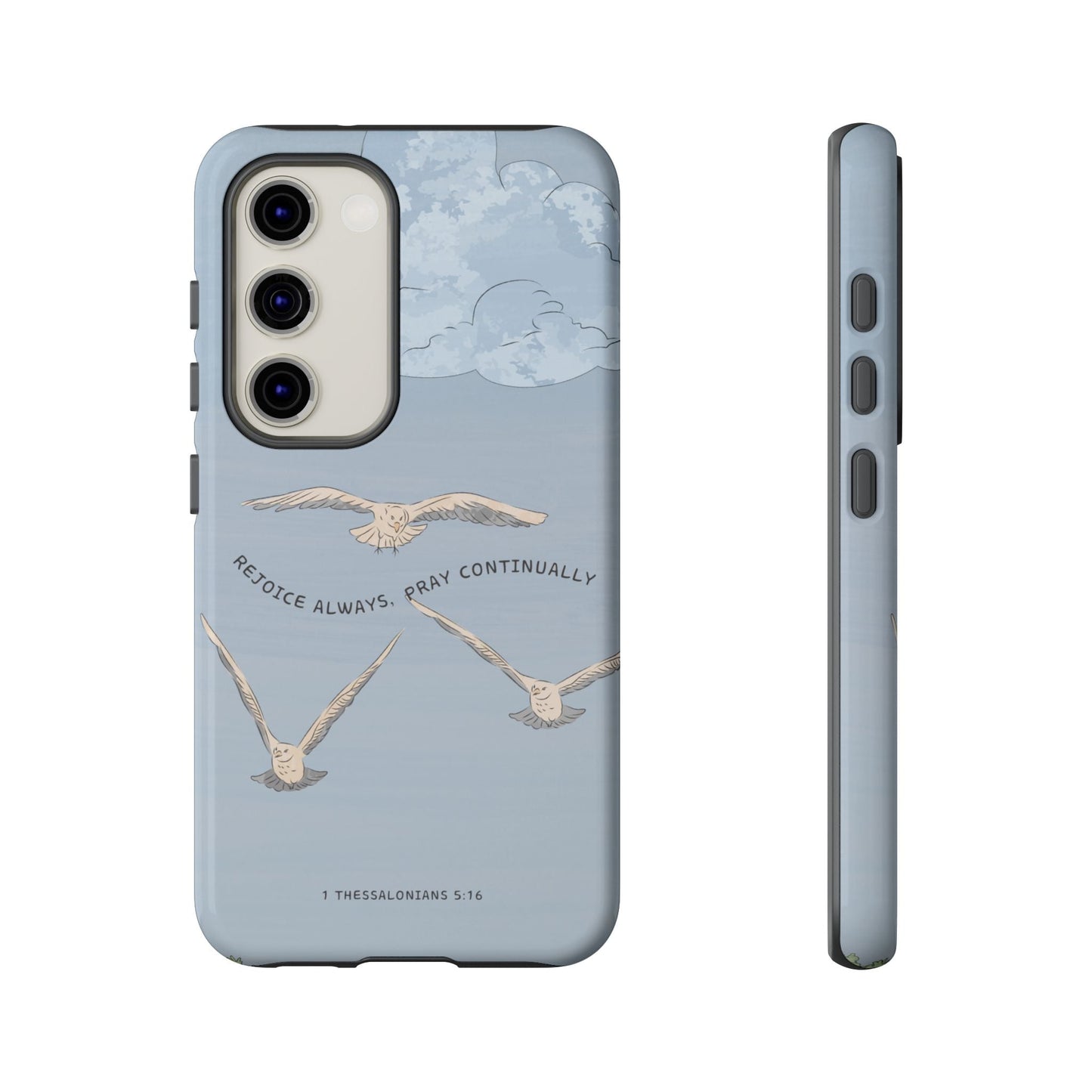1 Thessalonians 5:16 Soaring Birds - Samsung Galaxy Case - BOGO Cases
