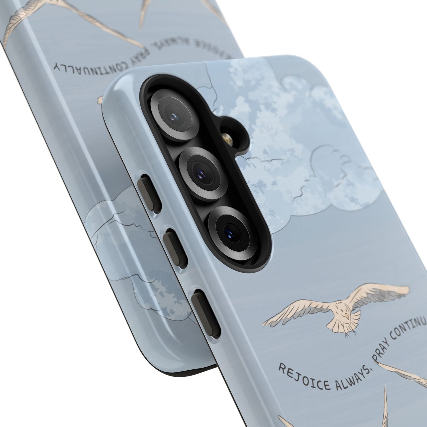 1 Thessalonians 5:16 Soaring Birds - Samsung Galaxy Case - BOGO Cases