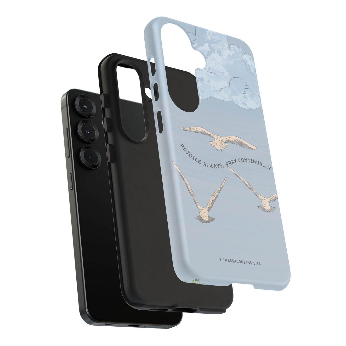 1 Thessalonians 5:16 Soaring Birds - Samsung Galaxy Case - BOGO Cases