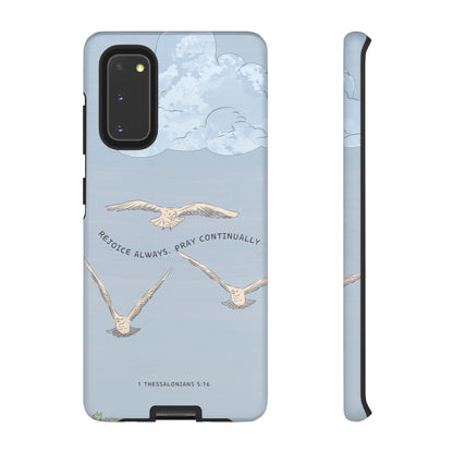 1 Thessalonians 5:16 Soaring Birds - Samsung Galaxy Case - BOGO Cases