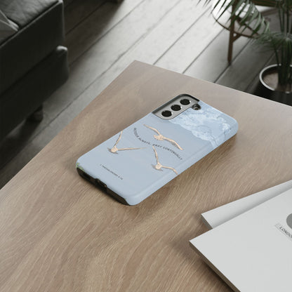 1 Thessalonians 5:16 Soaring Birds - Samsung Galaxy Case - BOGO Cases