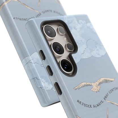 1 Thessalonians 5:16 Soaring Birds - Samsung Galaxy Case - BOGO Cases