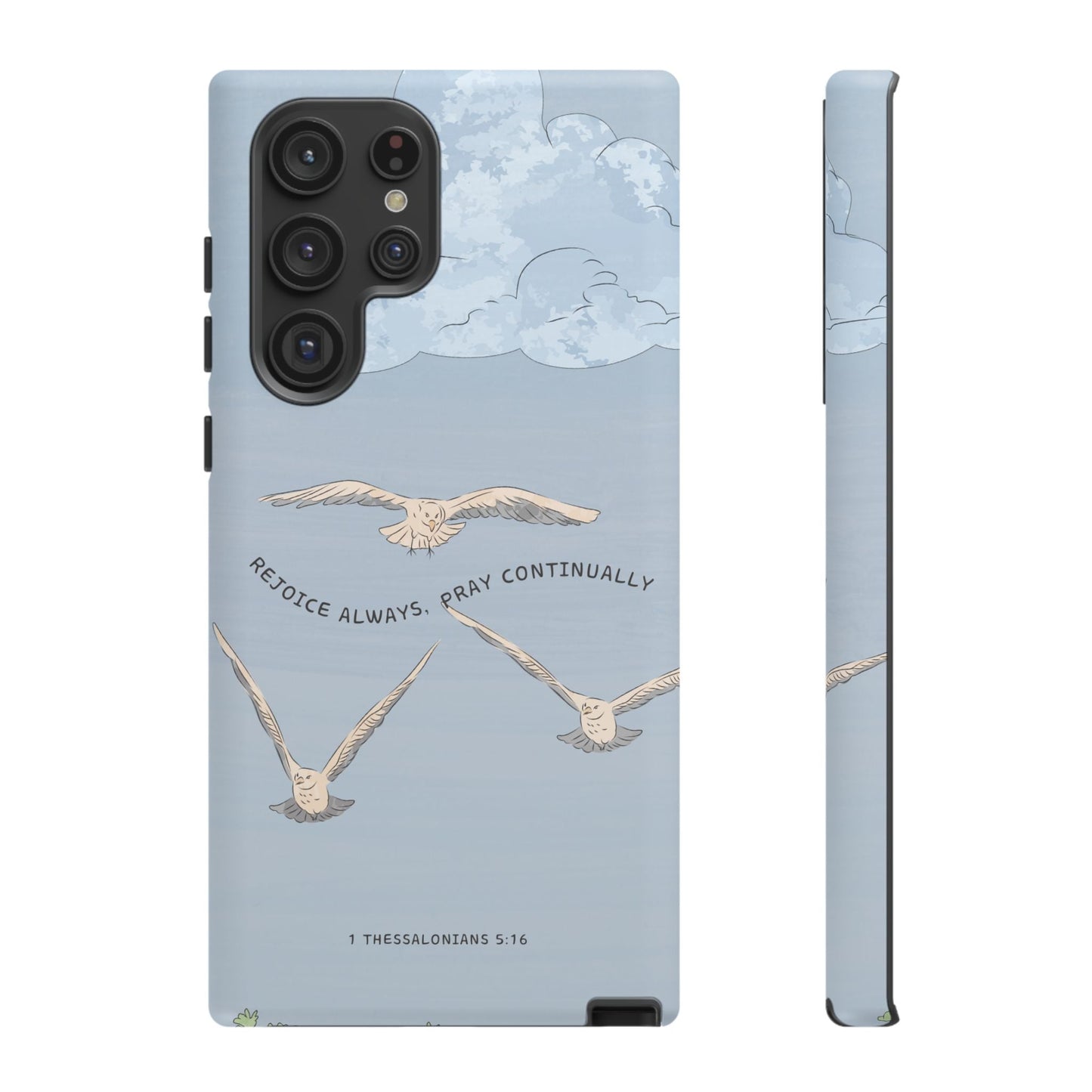 1 Thessalonians 5:16 Soaring Birds - Samsung Galaxy Case - BOGO Cases