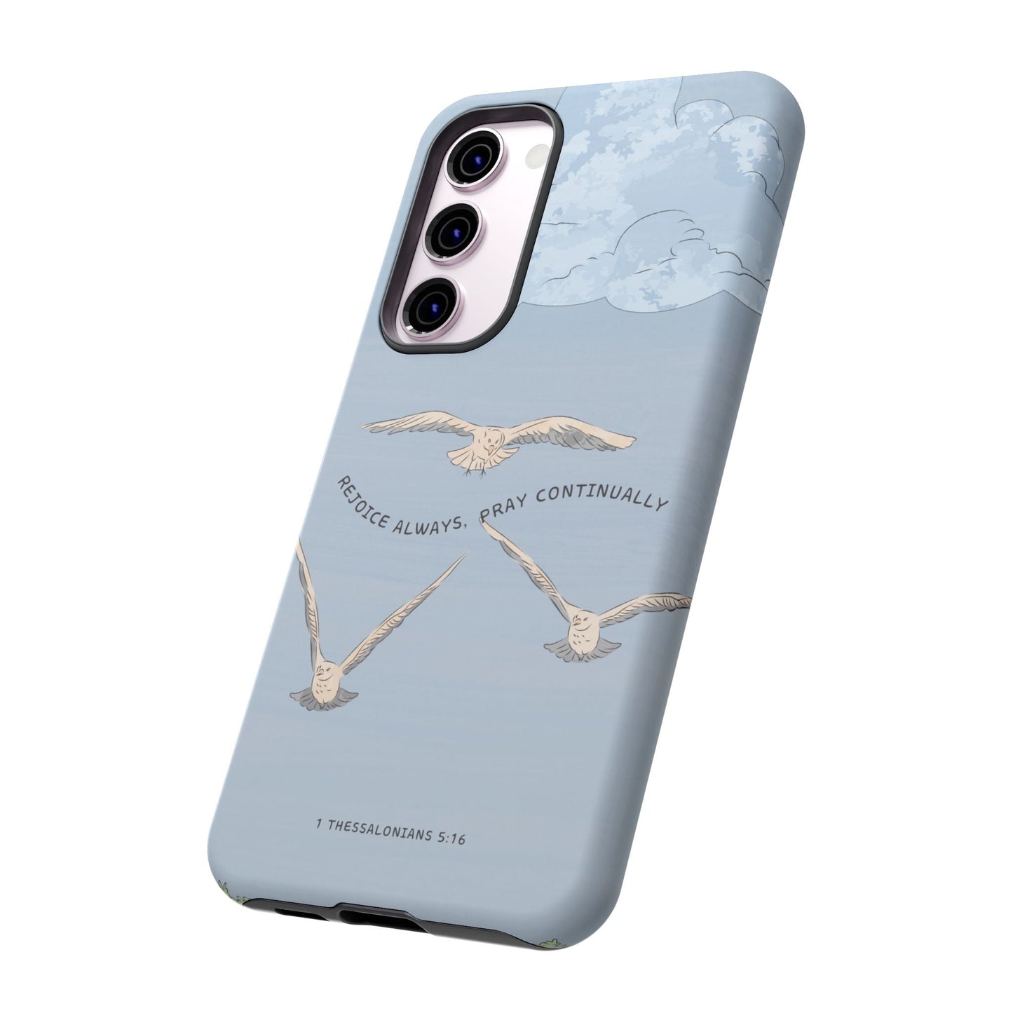 1 Thessalonians 5:16 Soaring Birds - Samsung Galaxy Case - BOGO Cases