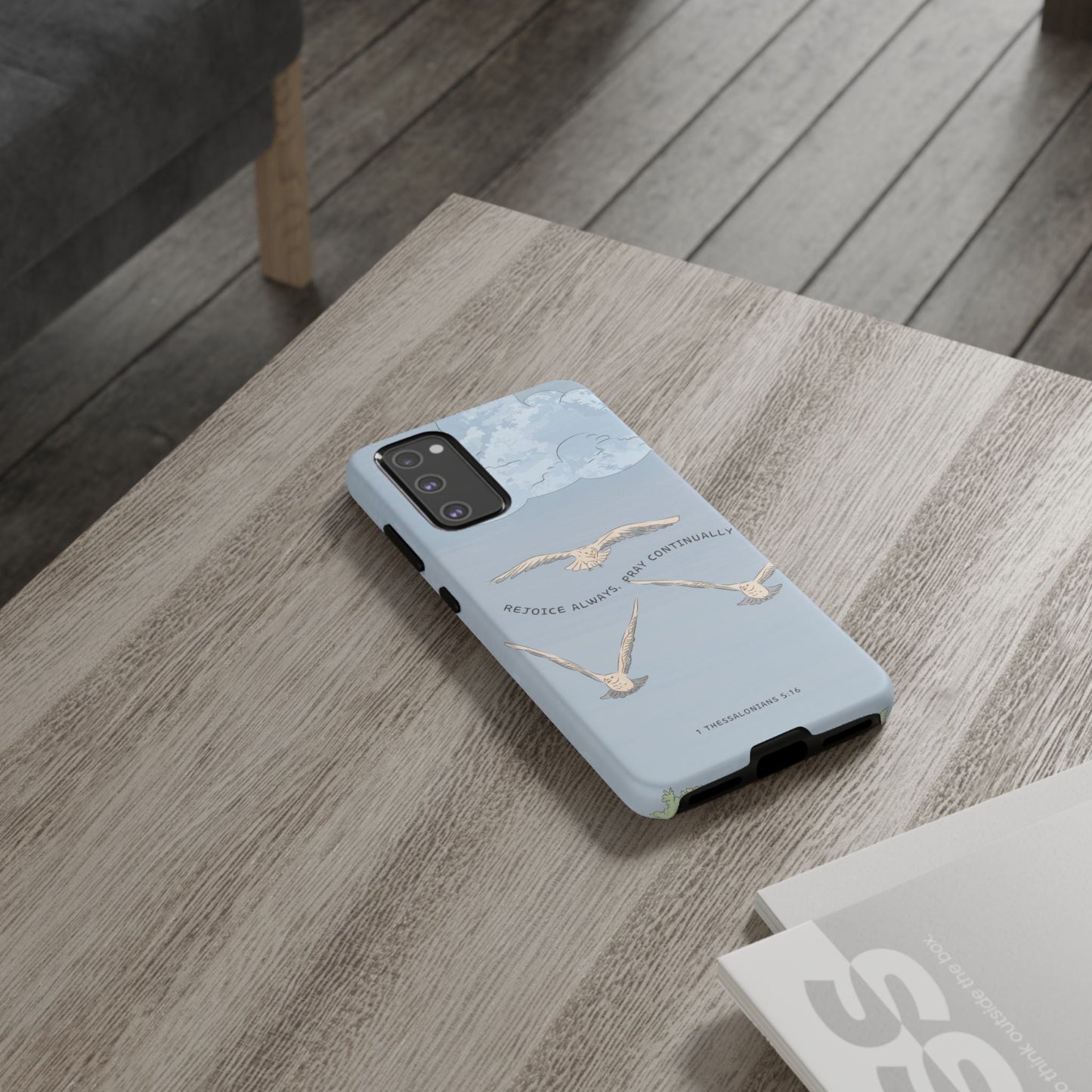1 Thessalonians 5:16 Soaring Birds - Samsung Galaxy Case - BOGO Cases