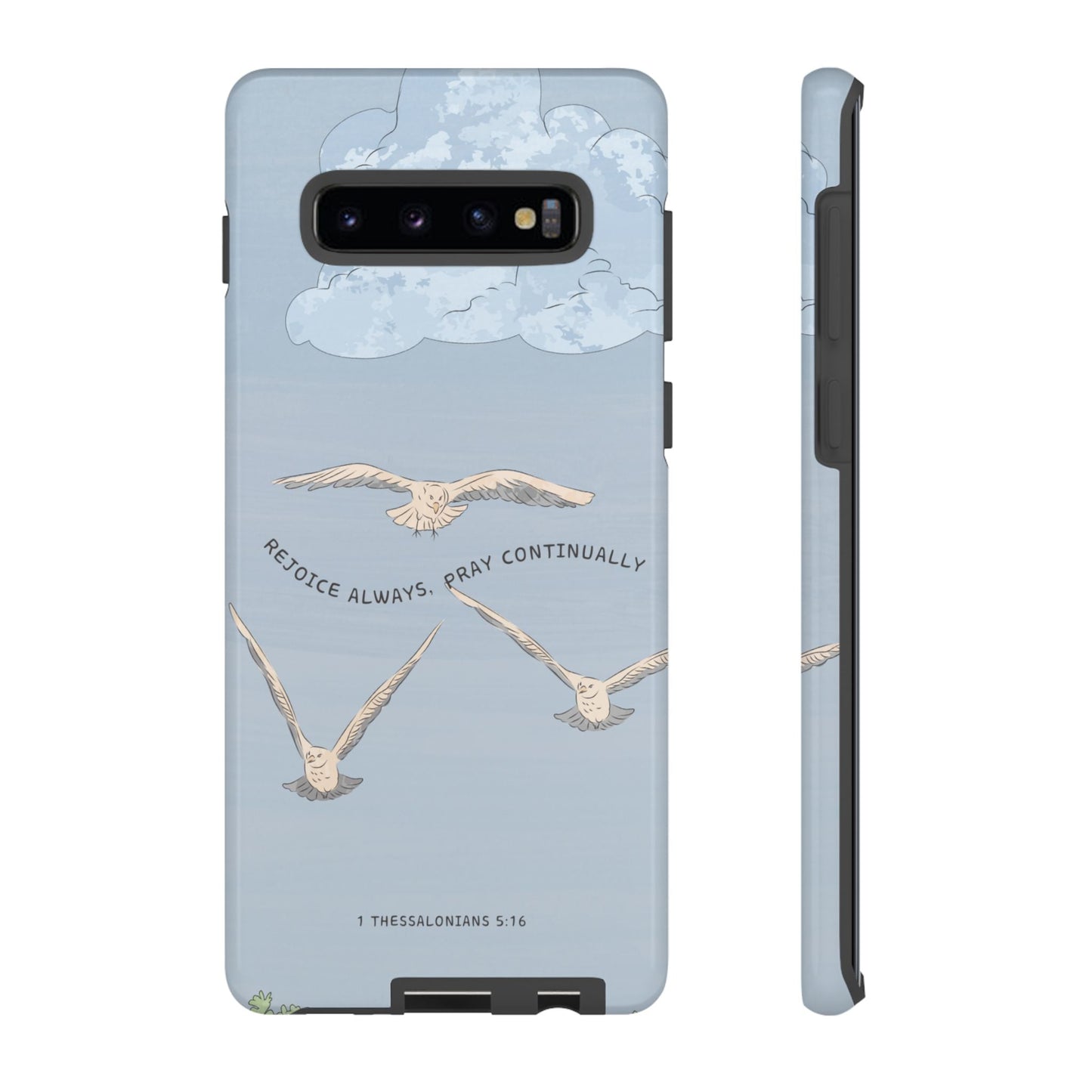 1 Thessalonians 5:16 Soaring Birds - Samsung Galaxy Case - BOGO Cases