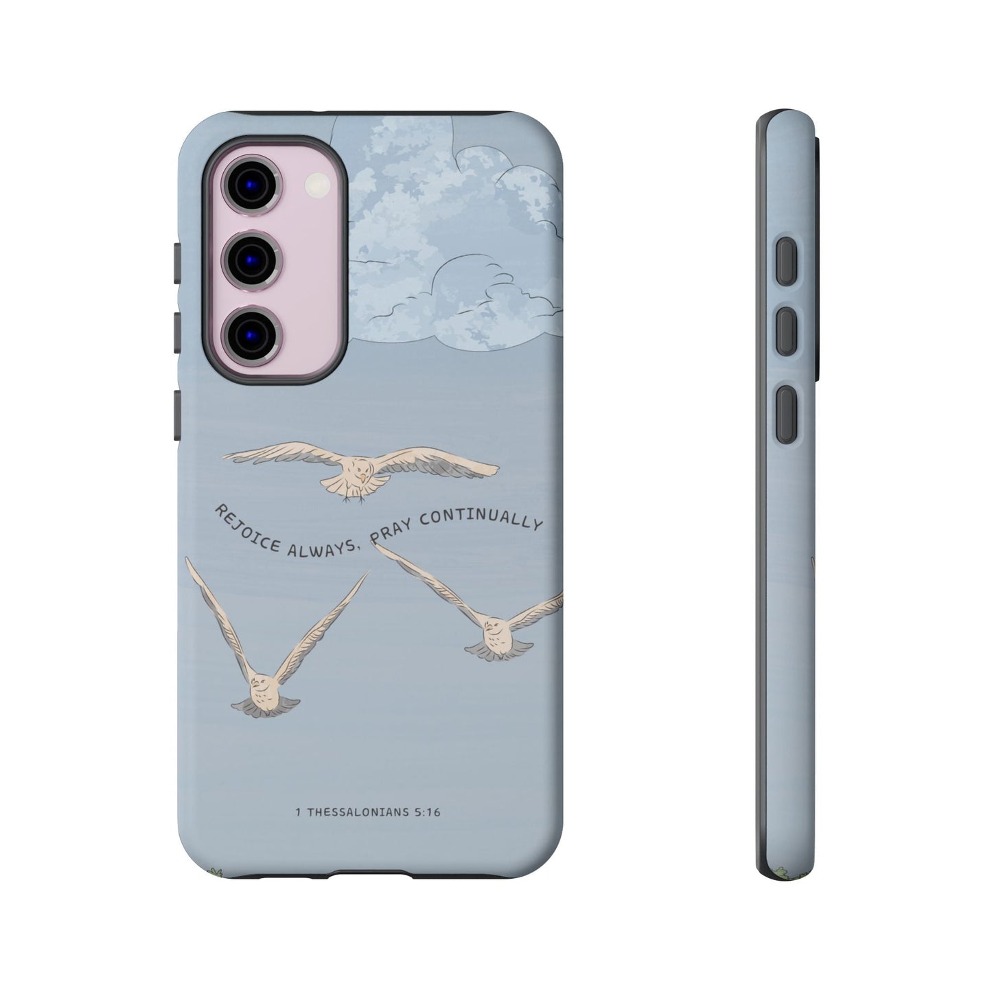 1 Thessalonians 5:16 Soaring Birds - Samsung Galaxy Case - BOGO Cases