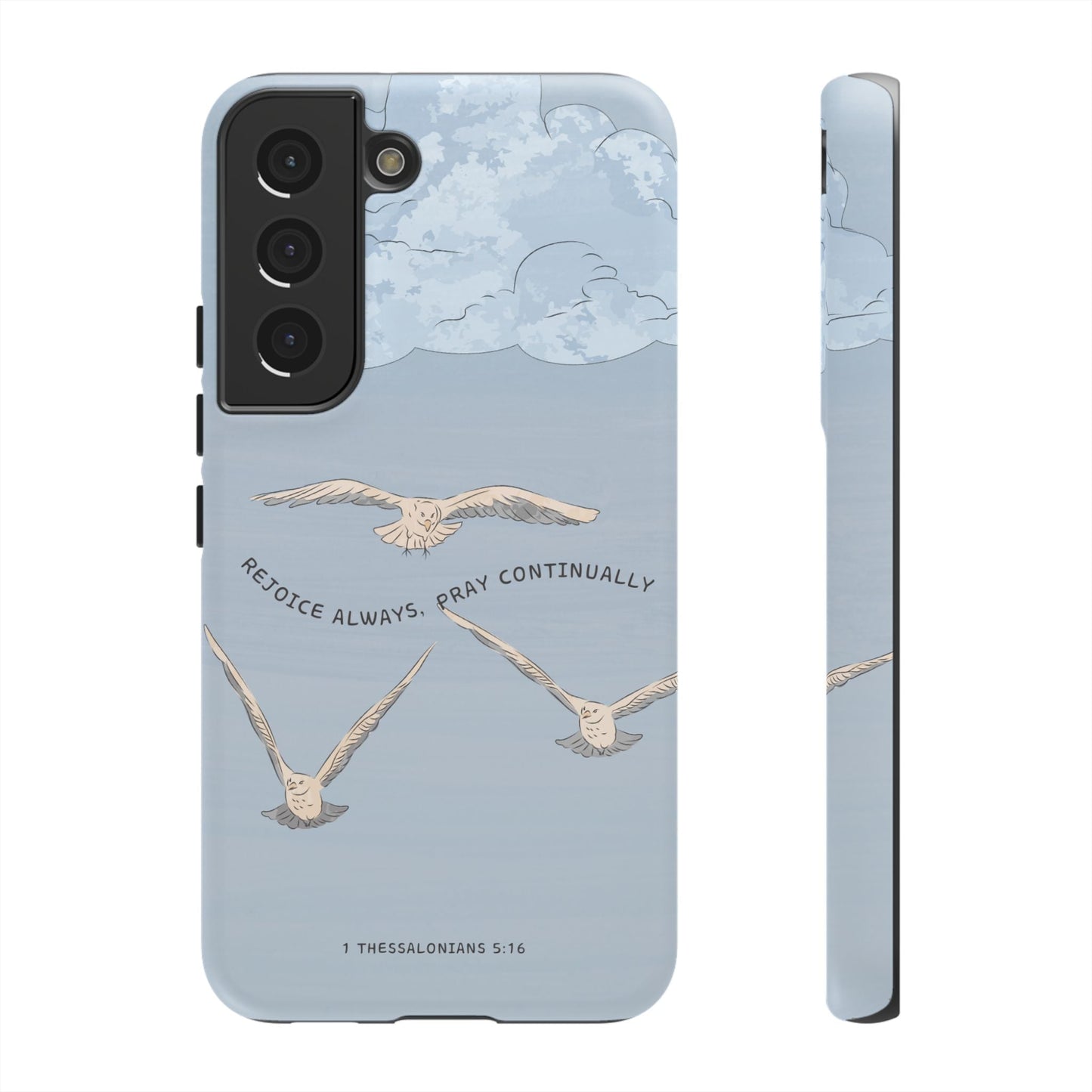 1 Thessalonians 5:16 Soaring Birds - Samsung Galaxy Case - BOGO Cases